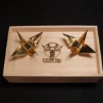 世界に一つだけの真鍮折り鶴（二羽）｜The only two brass cranes in the world