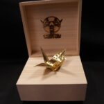 世界に一つだけの真鍮折り鶴（一羽）｜The only brass crane in the world (one crane)