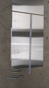 京都市東山区にて板金工事〈ステンレス特注フード制作〉 施工前