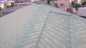 京都市伏見区にて屋根修理 〈築20年戸建て屋根カバー工法〉 施工前