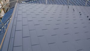 京都市伏見区にて屋根修理〈セメント瓦屋根の葺き替え工事〉 施工後
